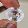 28.60 Cts Heated Ceylon Sapphire White Oval Shape Loose Gemstone