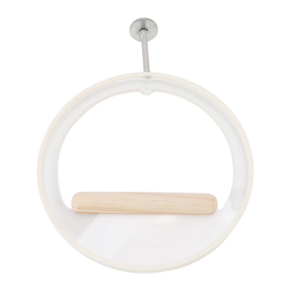 Parrot Perch Multifunction Acrylic Wood Climbing Chewing Bird Perch Stand Bird Cage Accessories