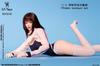 Hobby Toys [TOYBARJAPAN] figura w skali 1/6 kompatybilna z korpusem TBLeague SA Toys SA048 Zestaw preppy kostium kąpielowy Piękna uczennica w stylu gimnastycznym