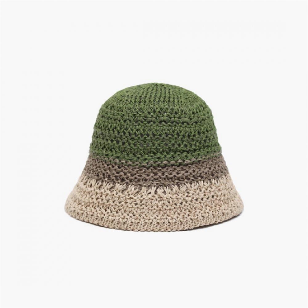 New Arrivals Open Run Women Summer Vacation Crochet Colorful Bucket Hat