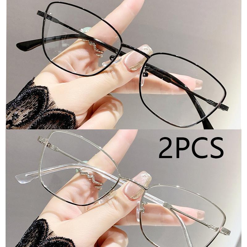 

1PCS Color-changing Anti-blue Light Myopia Glasses Cat-eye Style Fashionable Design For Eye Protection