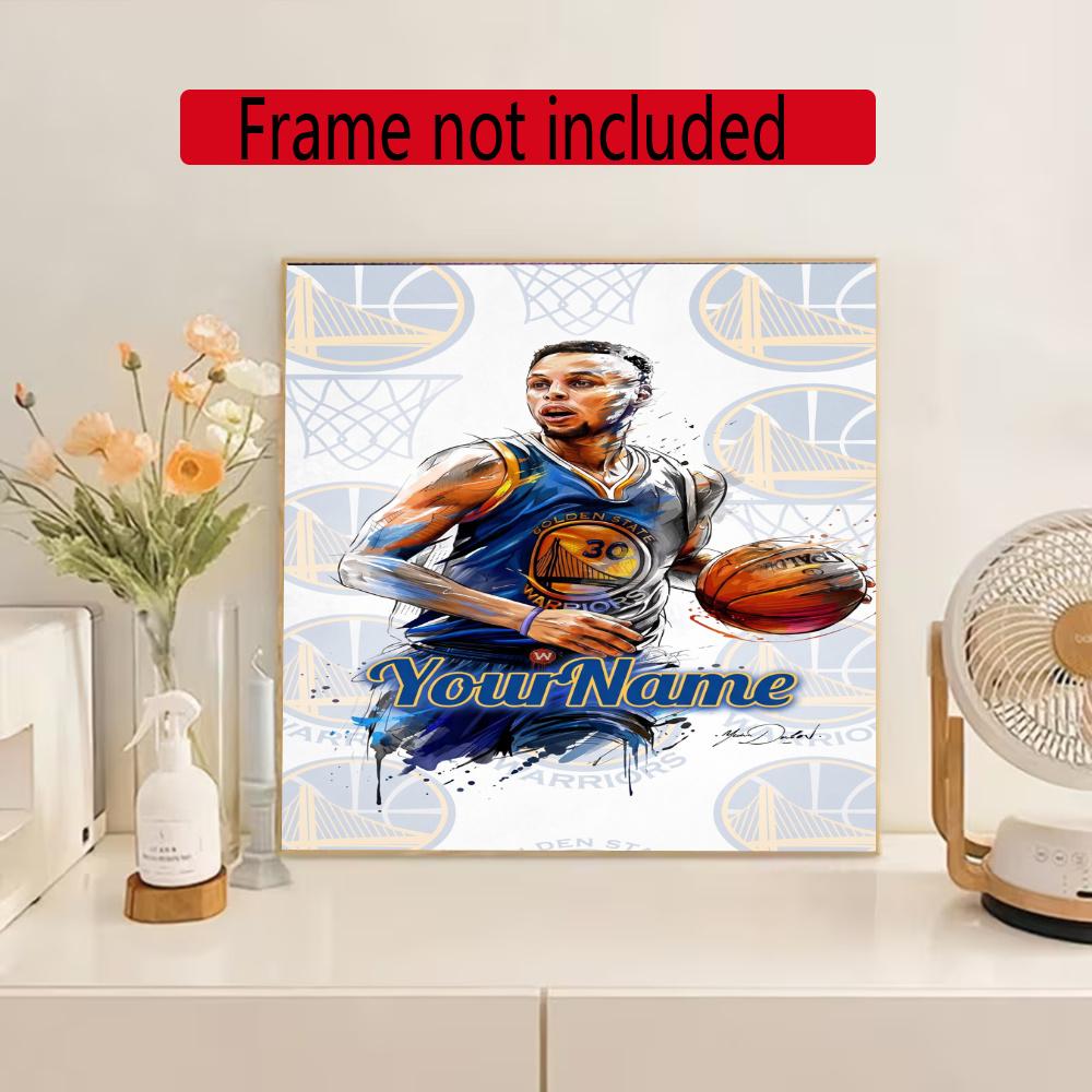 Curry Customize Text Diamond Painting Round Diamond Mosaic Suitable For Beginners Diamond Painting Rhinestones Gift Frameless