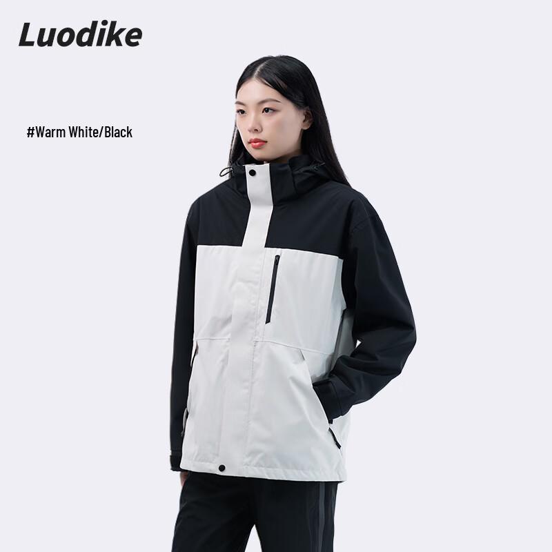Luodike Unisex 3-in-1 Outdoor Jacket with Fleece Liner L4V3FC1537