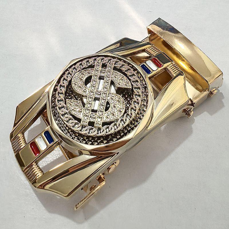 Elegant High-End Automatic Buckle Leather Belt – Versatile European & American Style for Men