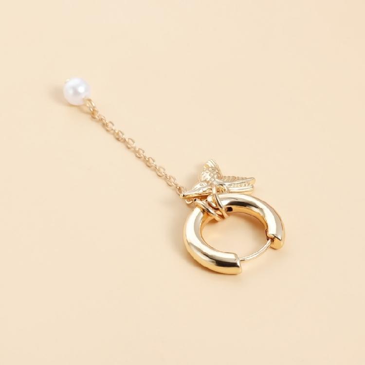 Heart Bird Asymmetrical Earrings Lightweight Comfort Jewelry Suitable for Sensitive Skin Everyday Wear Ear Accessories