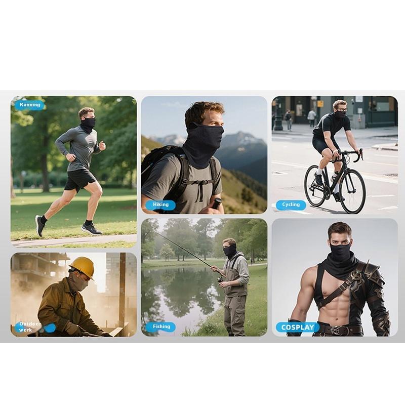 Autumn/Winter Sport Bandana Cycling Bike Hanging Ear Face Cover Reusable Masks Hiking Camping Neck Gaiter Scarf