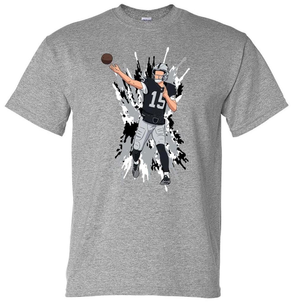 Fernando Mendoza Spray Paint Raiders Shirt T-Shirt Youth Medium