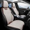 Housse de coussin de siège de voiture respirante en lin et coton toutes saisons, ajustement universel