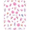1 list Fruits 3D samolepky na nehty Medúzy Samolepící obtisky Příslušenství Manikúra Gel Polish Tipy Dekorace