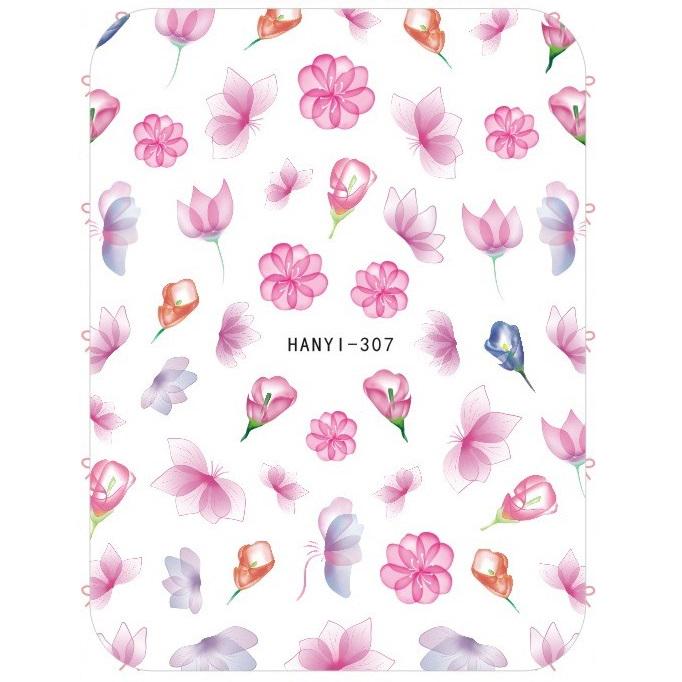 1 list Fruits 3D samolepky na nehty Medúzy Samolepící obtisky Příslušenství Manikúra Gel Polish Tipy Dekorace