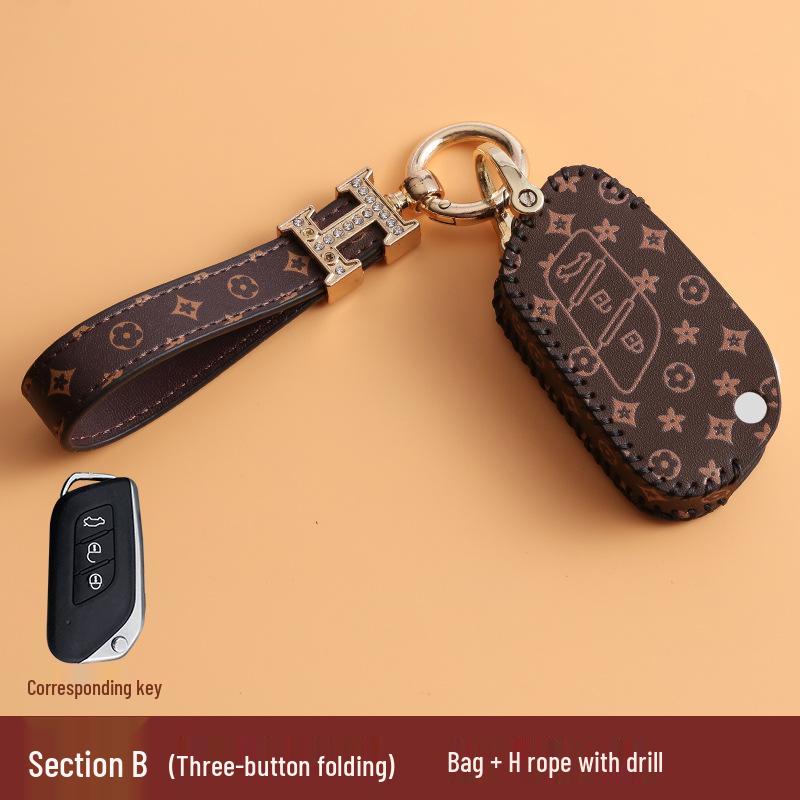 BAIC Senova & Weiwang Car Key Case for D50, X25, X35, X55, X65, D60, D70, S50, BJ40/80