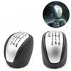 Für Renault/Laguna MK3 2007-2014 PU 6 Geschwindigkeit Manuelle Getriebe Schaltknauf Leder Hebel Shifter Hand Ball 2008 2009 2010 2011 2012 2013