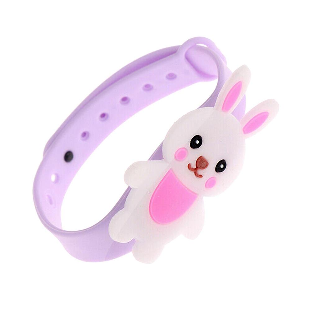 Cartoon Animal Mosquito K-iller Silicone Wristband Children KIDS Summer Mosquito Repellent Bracelet