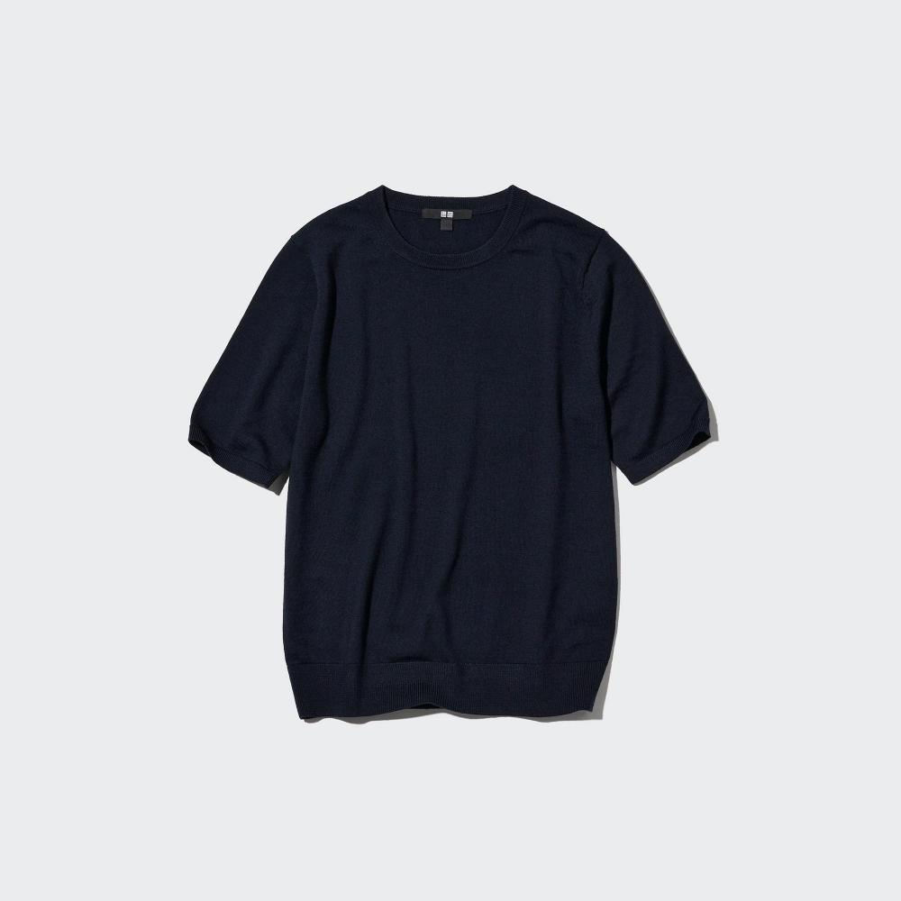 

Свитер UNIQLO Extra Fine из шерсти мериноса с круглым вырезом, часть 5