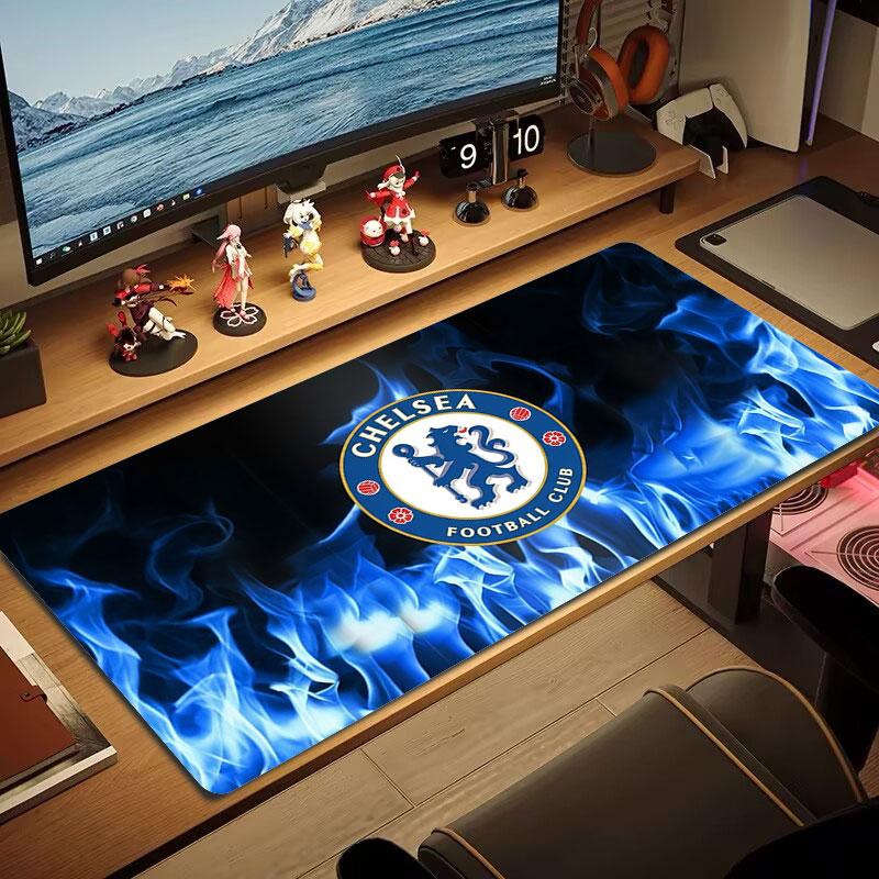 Chelsea F Large Size Mouse Pad Large Gaming Table Cushion Non-slip Laptop Tablet Big Mousepad XXL Mat Mini PC Playmat With Lock edge