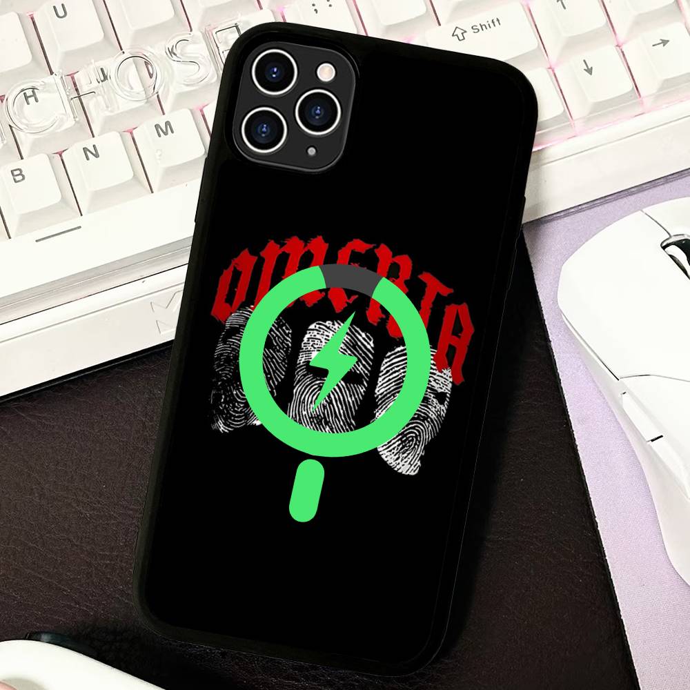 Fashion O-OmertaS 47 Magnetic Wireless Phone Case For IPhone 17 16 15 14 13 12 11 Pro Max Plus Mag Phone Cover