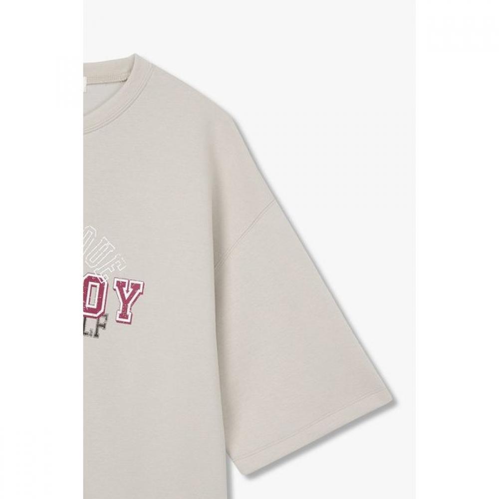 STudio Tomboy ShorT Sleeve T shirT leTTering  9176222992ar 