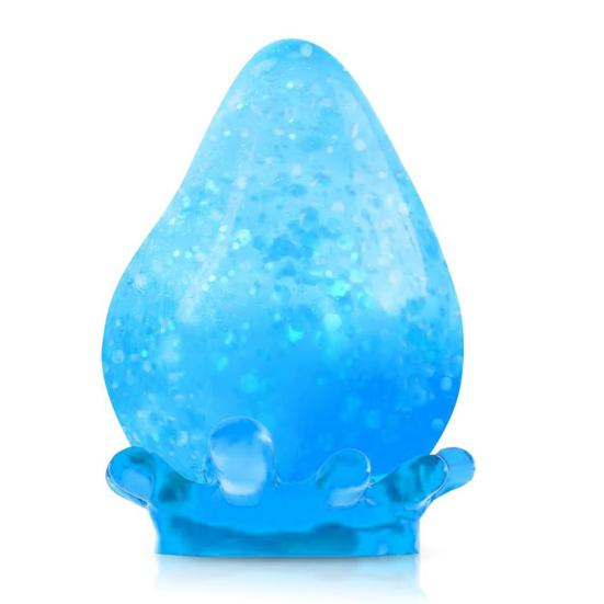 4 szt. Zabawka piłka antystresowa w kształcie kropli wody, łagodząca lęk, wolno powracająca do kształtu, piłka do ściskania, zabawka sensoryczna, dla dzieci, nastolatków, dorosłych, przenośna, miękka piłka TPR, zabawka do ściskania, zabawka fidget