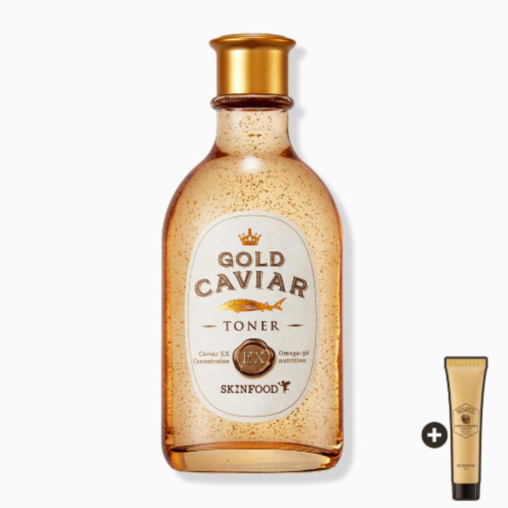

Skinfood Gold Caviar EX Toner 145ml[Includes Barrier Cream 15ml]