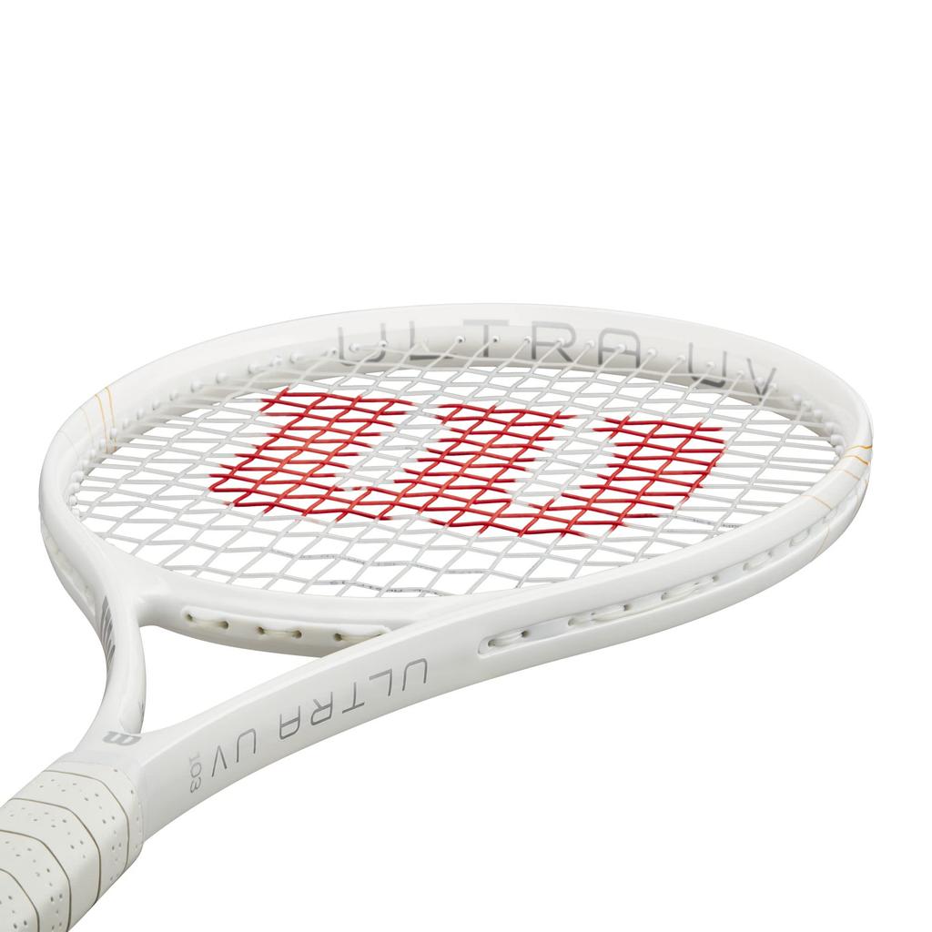 Wilson Steifer Tennisschläger ULTRA UV ORANGE WR127410U2 [Besaitet] Weiß/Weiß/Orange