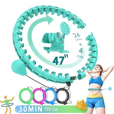 Weighted Hula Circle Hoops for Adults Weight Loss Infinity Fit Hoop Plus Size Hoola Hoop for Women and Beginners