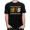 Fashion 50th Classic 1975 Original T Shirt Men Short Sleeve Custom Years Birthday Gift Tshirts Casual Tee Tops Slim Fit Tshirts