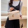 Crocodile Pattern Makeup Bag Large Capacity Handheld Cosmetic Organizer Toiletry Bag for Women Make Up Case Pouch