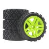 4pcs 70MM Rally Tires Rubber Tire Wheel Tyre for Tamiya XV01 XV02 TT01 TT02 PTG-2 1/10 RC Rally Racing Car Upgrade Parts