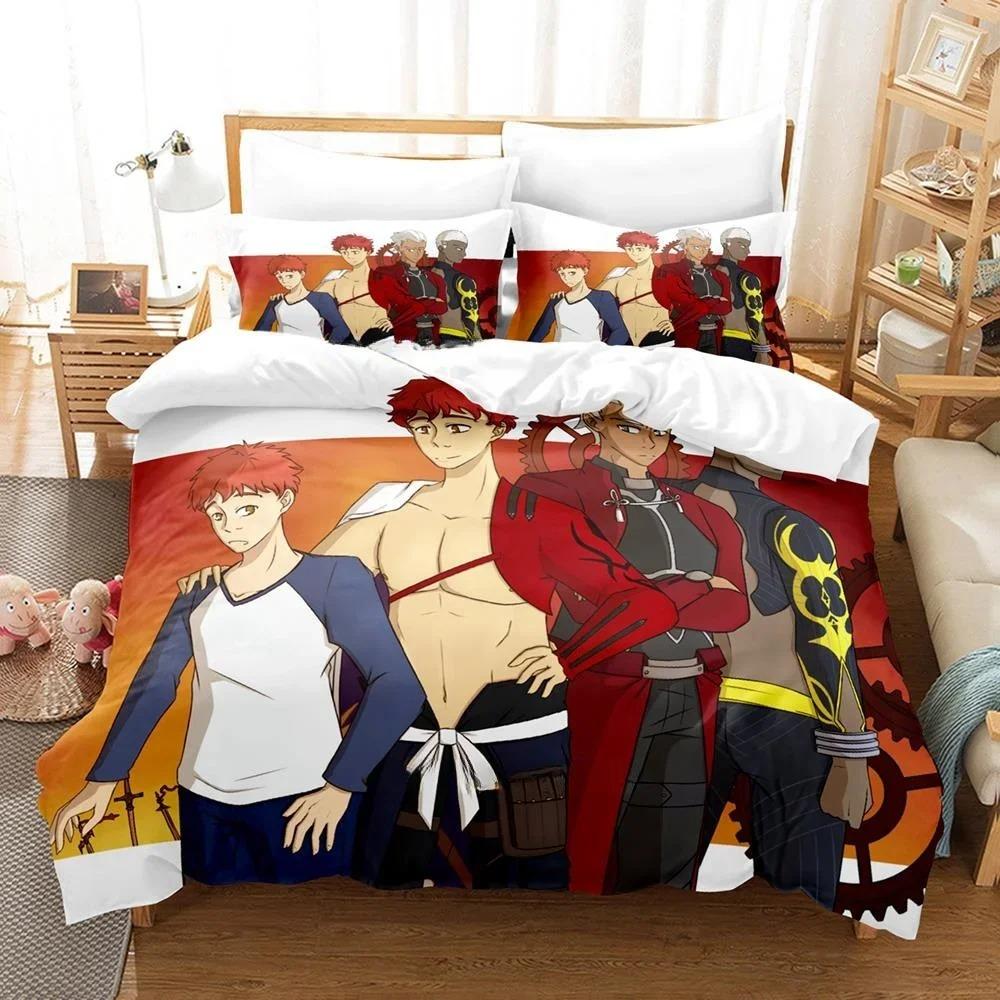 

3D Cartoons FateGrand Order Emiya Alter Bedding Set Single Twin Full Queen King Size Bed Set Adult Kid Bedroom Duvet cover Sets 70x133cm 2pcs