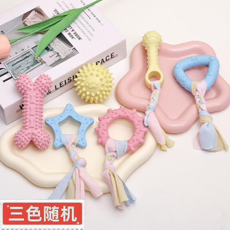 Dog Toys Direct Sales TPR Dog Toys Can't Bite Tooth Grinding Cotton Rope Pet Toys