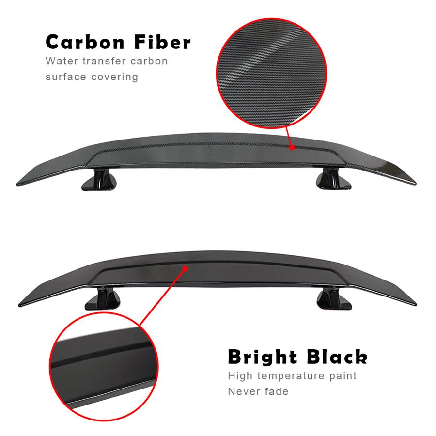 Spoiler Universal For Racing Sedan Car Carbon Fiber For Most Sedan Cars