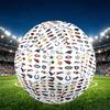 NFL Print Size 5 Soccer Ball, PU Wear Resistant Football for Match Training and Daily Practice, Birthday Gift for Soccer Fans