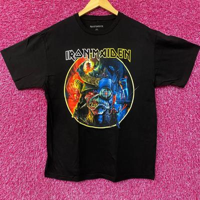 Iron Maiden The Future Past Tour '23 Cirkel Kunst T-shirt