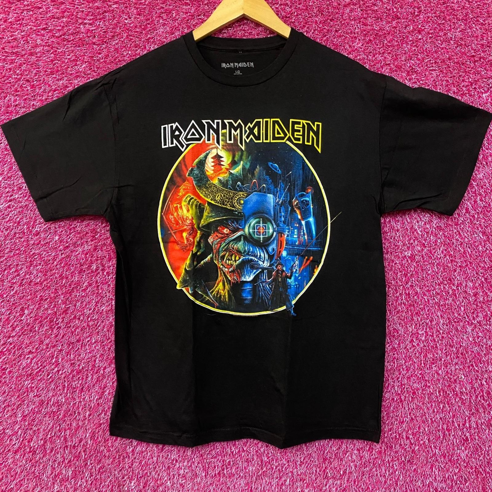 Футболка Iron Maiden The Future Past Tour  23 с круглым принтом 4XL