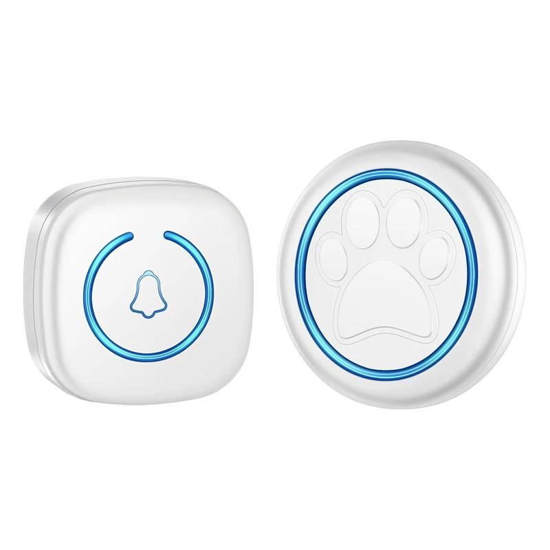 High Volume Pet Training Bell Touch Button for Cats and Dogs Doorbell Communication Tool Entry and Potty Alert for Pets