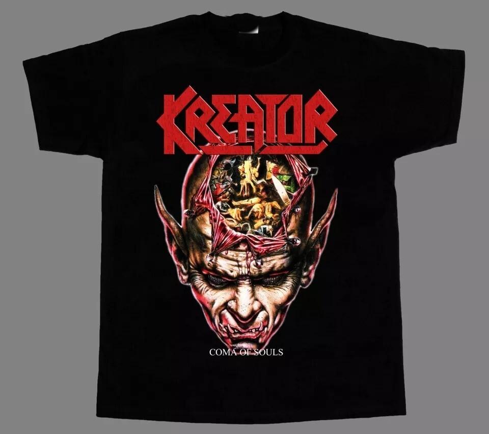 Kreator Coma of Souls Унисекс Футболка Топы Футболка Подарок для Поклонников L