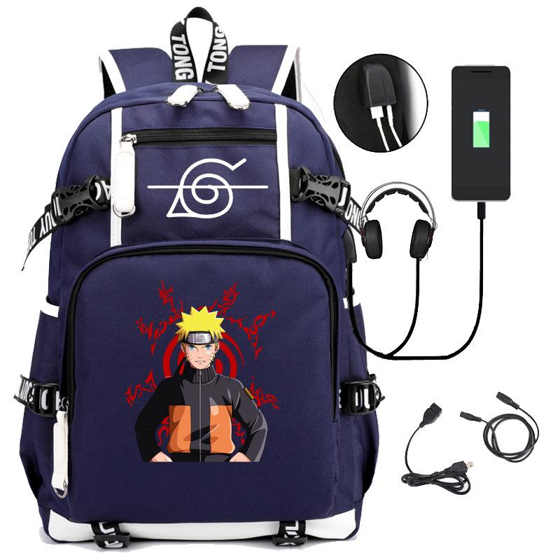 Fußball Bedruckter Studentenrucksack Multifunktionaler USB-Anschluss Große Kapazität Freizeit-Reiserucksack
