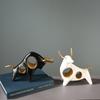 Modern Resin Cow Figurine: Creative Home & Study Decoration, Perfect Gift