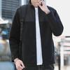 Men's Thickened Fleece Hoodie Jacket, Stand Collar, Casual Outdoor Warm Cardigan 7035