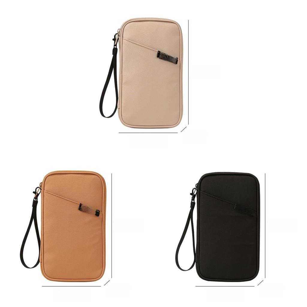T400 Travel Document Organizer With Oxford Cloth For Airport And Trip Storage