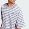adidas 80s Loose Striped Tee Bliss Lilac Men Streetwear JD1683