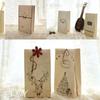Holiday Cookies Present Kraft Paper Bag Luxury Wedding Bags Wedding Candy Gift Baging Party Random Designs Vintage Style Papers