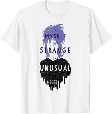 Beetlejuice Lydia I Myself Am Strange And Unusual Minimal T-Shirt