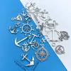 Mix 20pcs/Pack Zinc Alloy Antique Silvery Ship Anchor Shaped Charms Pendants for DIY Necklace Bracelet Earrings Jewelry Handmade