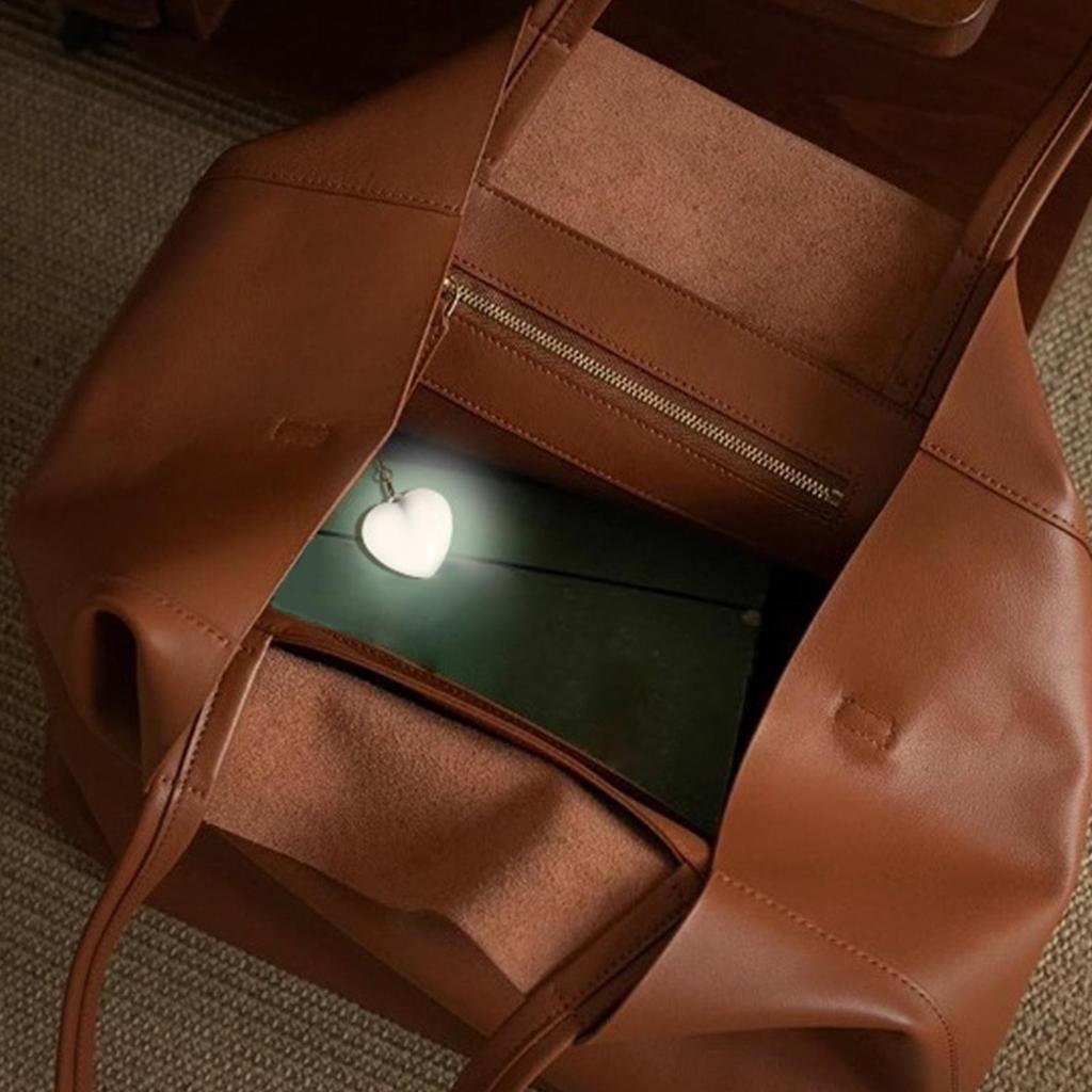 Touch Sensitive LED Charging Lamp Purse Light Handbag Romantic Heart-Shaped Lamp Bed Lamp Heart Light Gift Ideas Women