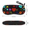 pink hearts gift for lover Glasses Case Gifts For Women Men  Box  Eyeglasses Box Charming Eyewear Container