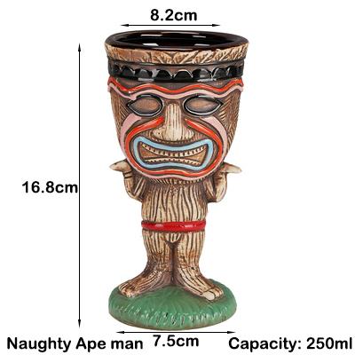 Tiki Mug Tiki Tumblers Ceramic Hawaiian Party Mugs Glasses