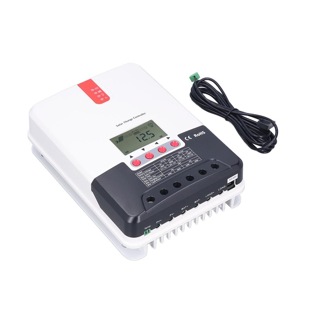 MPPT Solar Charging Controller 12V/24V 40A IP32 Waterproof Fast Response for RVs Home Yachts