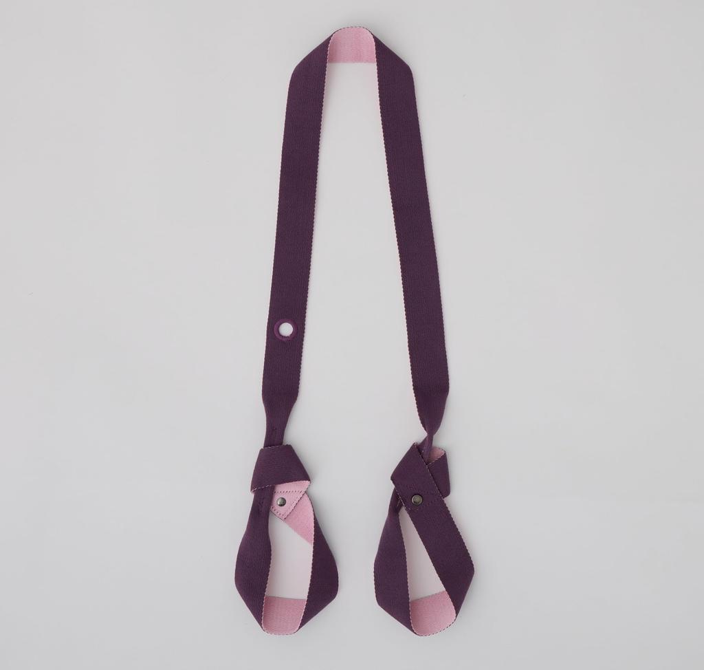 Instructor Supervised Yoga Mat Strap with Stylish Colors [ZEN WEAR] (purple)