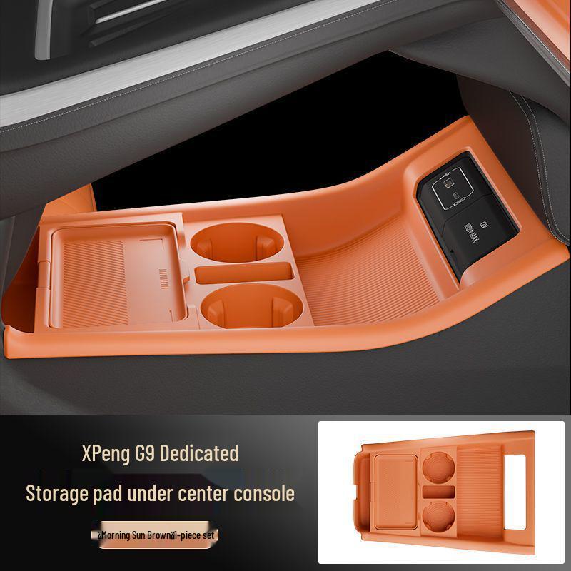 Xpeng G9 Center Console Lower Storage Box - Interior Modification Accessory